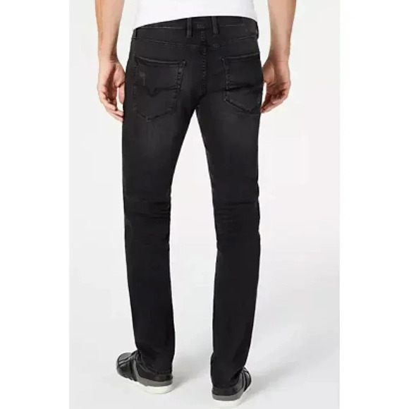 Guess Mens Slim Tapered Fit Distressed Jeans - Picture 4 of 7